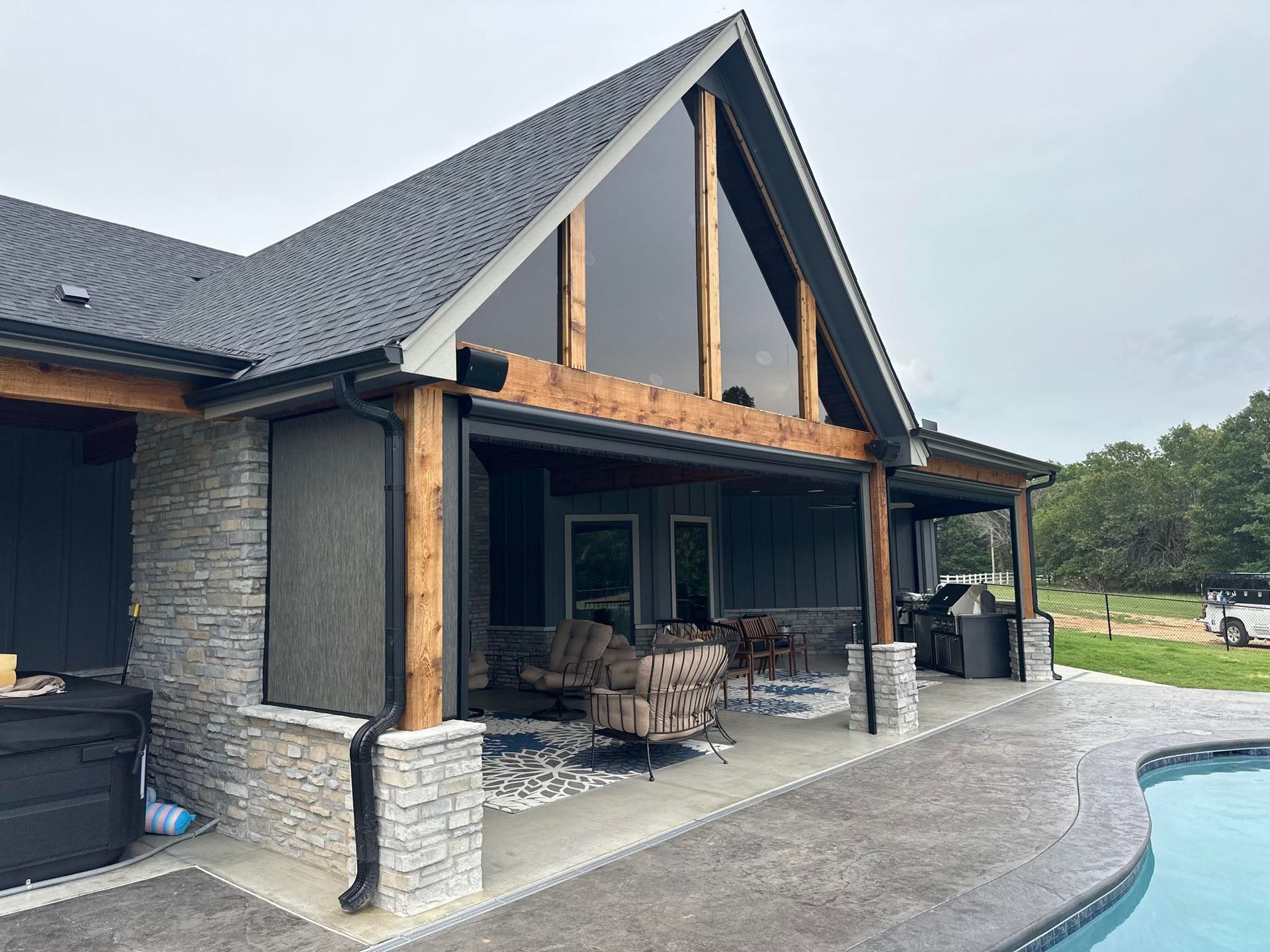 Covered patio, Oklahoma